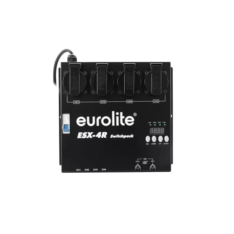 Controlador de iluminación escénica Eurolite 70064224 4 canales
