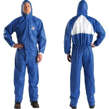 Mono de protección 3M 4530 azul blanco M adultos material SMS