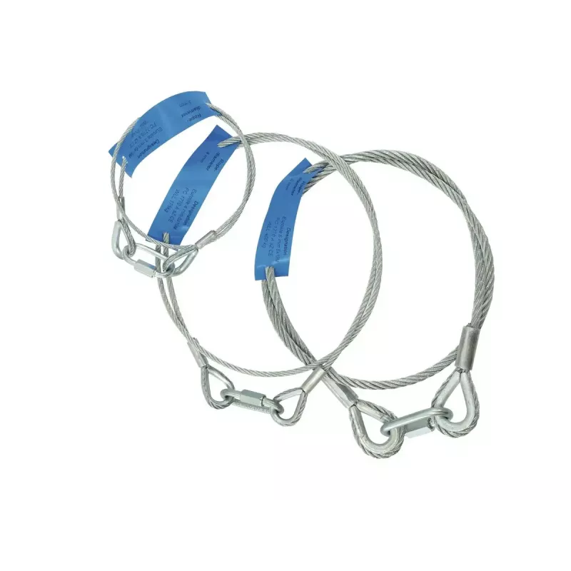 EUROLITE cable de seguridad AG-15, 4x1000 mm, hasta 15 kg