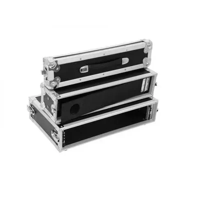 Maleta rígida Roadinger 30126020 aluminio negro plateado 535x510x140mm