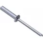 Remache ciego GESIPA 1433472 aluminio acero gris 6,5 mm cabeza 3 mm vástago 12 mm longitud