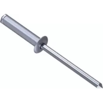 Remache ciego GESIPA 1433486 aluminio acero 8 mm cabeza 4 mm vástago 8 mm longitud