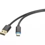 Cable USB Renkforce RF-4758090 1,5m USB A USB C negro