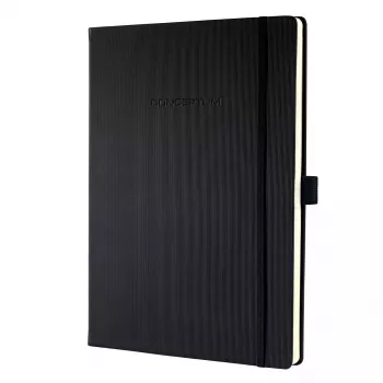 Cuaderno de notas Sigel CO108 A4 194 hojas negro