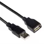 USB 2.0 conector macho A - conector hembra USB A negro 3,00 m ACT SB0036