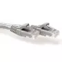 ACT Gris Cable de red U/UTP CAT6A de 2,5 metros con protección de pestaña y conectores RJ45