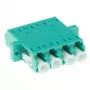 Adaptador de fibra óptica LC Quad ACT EA9008 OM3