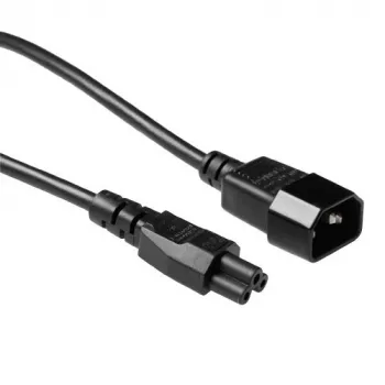 ACT cable de alimentación C14 - C5 negro 2 m