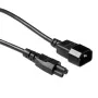 ACT cable de alimentación C14 - C5 negro 2 m