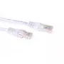 ACT cable de red U/UTP CAT6A blanco 1 m con conectores RJ45