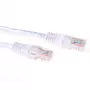 ACT cable de red U/UTP CAT6 blanco 2 m con conectores RJ45