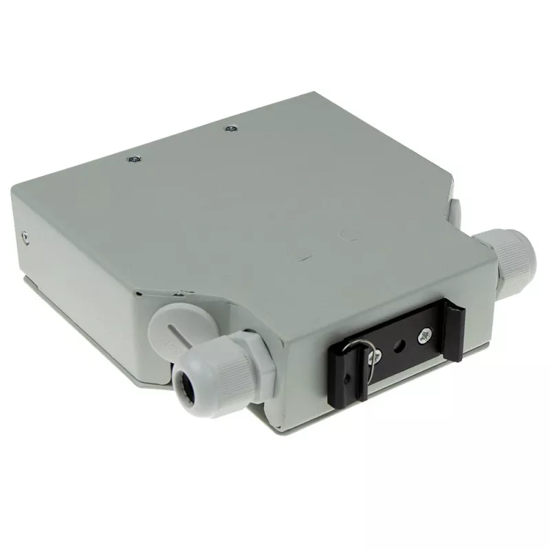 ACT FA2043 caja de fibra óptica, marfil, 130 x 130 x 45,3 mm
