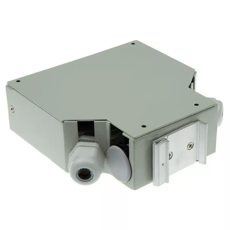 ACT FA2043 caja de fibra óptica, marfil, 130 x 130 x 45,3 mm