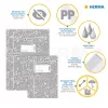 HERMA 19415 forro para cuadernos SCHOOLYDOO, A5, azul, polipropileno