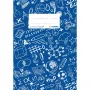 HERMA 19415 forro para cuadernos SCHOOLYDOO, A5, azul, polipropileno