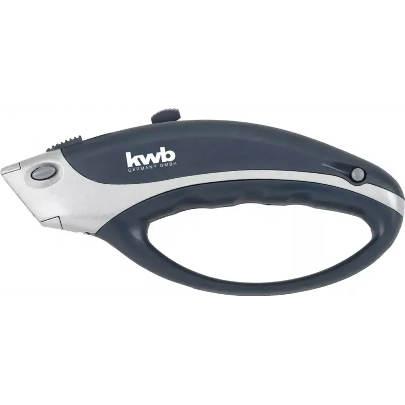Cúter KWB 013400 negro hoja de afeitar 170 mm de largo hoja de 6 cm