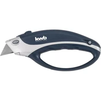 Cúter KWB 013400 negro hoja de afeitar 170 mm de largo hoja de 6 cm