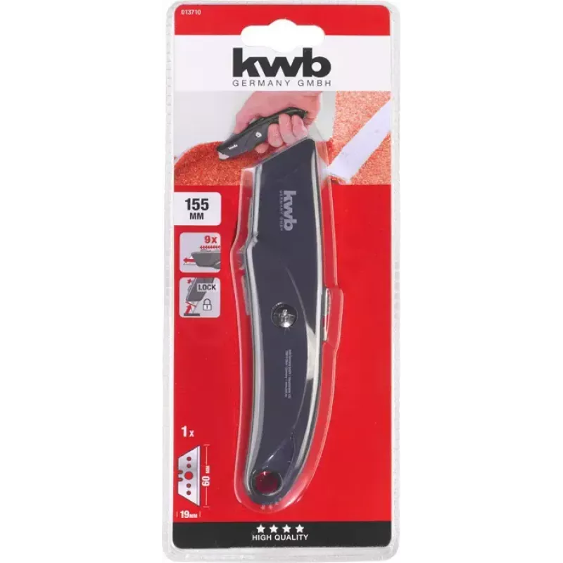 Cúter KWB 013710 155 mm de largo hoja de 6 cm