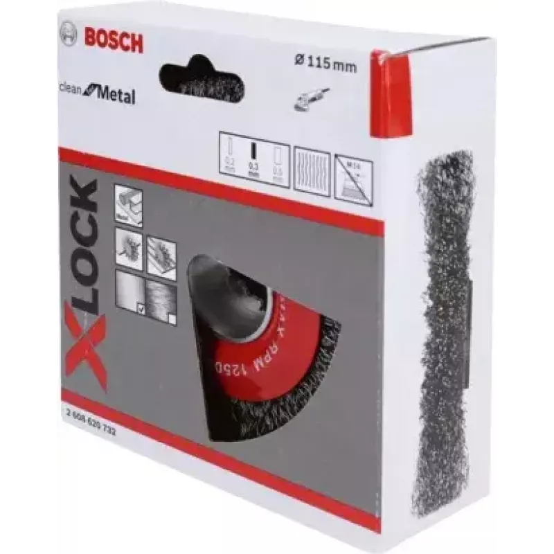 Bosch 2 608 620 732 accesorio para amoladora angular cepillo de alambre