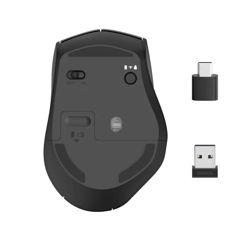 Ratón Hama MW-600 para diestros RF inalámbrico óptico 2400 DPI
