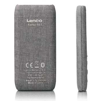 Reproductor MP4 Lenco Xemio-861 8 GB Gris USB 3.2 Radio FM