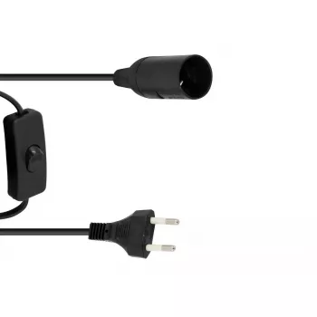 Cable de alimentación Eurolite 51100666 negro 1,7 m H05VV-F 230 V