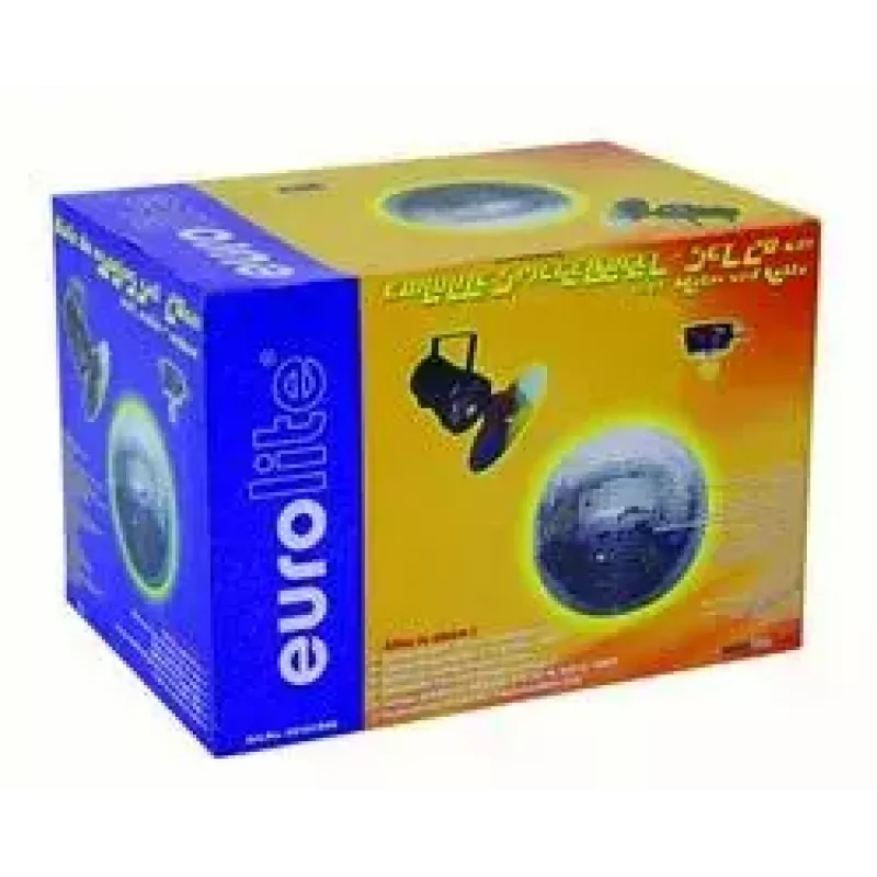 Set de bola de espejos 20 cm Eurolite Multicolour 30W 230V