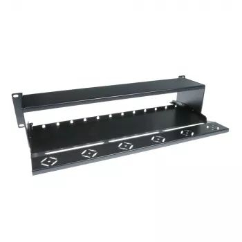 Panel de fibra ACT High Density 2HE para 12 casetes MTP®-MPO / placas adaptadoras Keystone