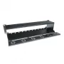 Panel de fibra ACT High Density 2HE para 12 casetes MTP®-MPO / placas adaptadoras Keystone
