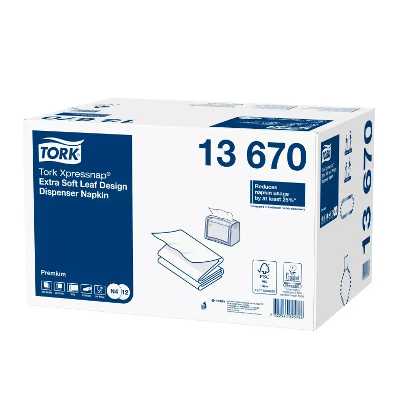Servilletas de papel Tork 13670 blancas 500 uds.