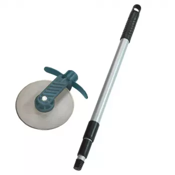 Deshierber WENKO 88231500 mango de acero inoxidable plástico negro gris 139 cm