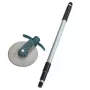 Deshierber WENKO 88231500 mango de acero inoxidable plástico negro gris 139 cm