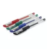 Bolígrafo de gel con capuchón Hama Basic negro, azul, verde, rojo 4 uds.