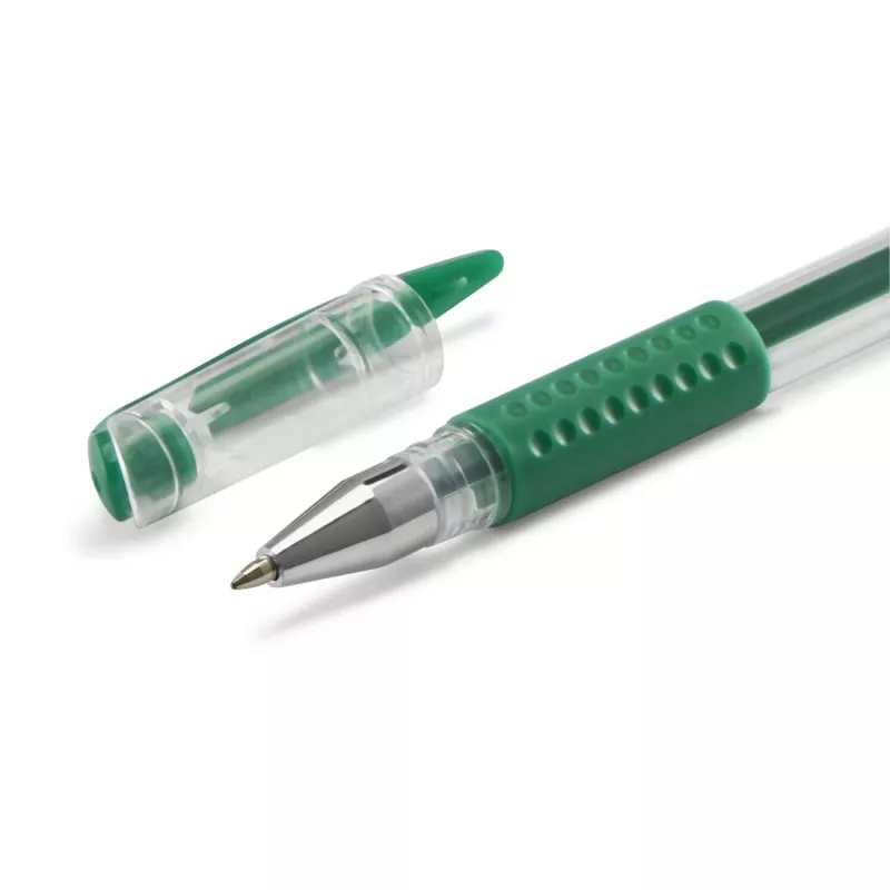 Bolígrafo de gel con capuchón Hama Basic negro, azul, verde, rojo 4 uds.
