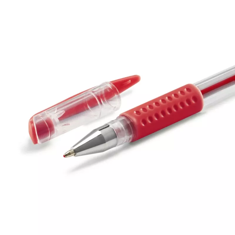 Bolígrafo de gel con capuchón Hama Basic negro, azul, verde, rojo 4 uds.
