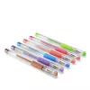 Bolígrafo de gel con capuchón Hama Pastel azul, marrón, verde, naranja, rosa, lila 6 uds.