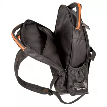 Mochila Bahco 4750FB8 diseño robusto y ligero con múltiples bolsillos