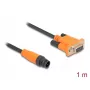DeLOCK cable M12 CAN-Bus codificado A de 5 polos conector macho a conector hembra D-Sub 9 1 m