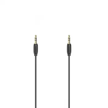 Cable de audio Hama 00205264 5 m 3,5 mm conector macho a conector macho negro