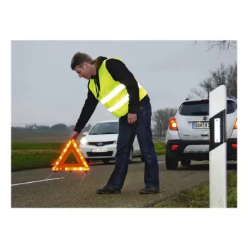 Hama chaleco de seguridad para automóvil amarillo talla única
