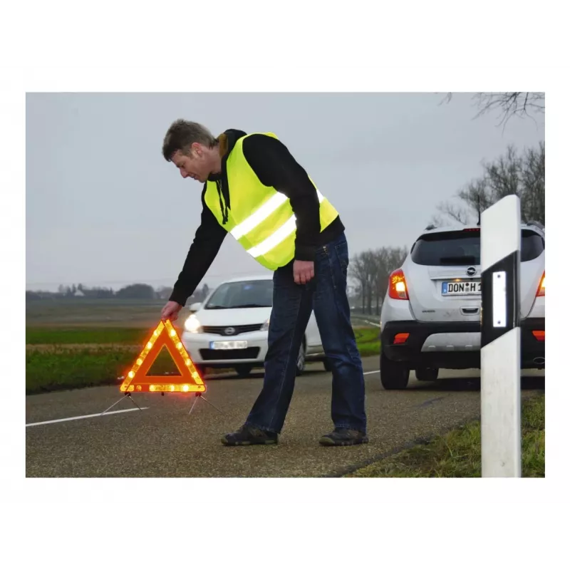 Hama chaleco de seguridad para automóvil amarillo talla única