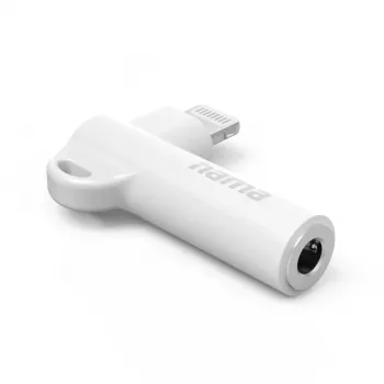 Hama 00201700 adaptador de cable 3,5 mm Lightning blanco