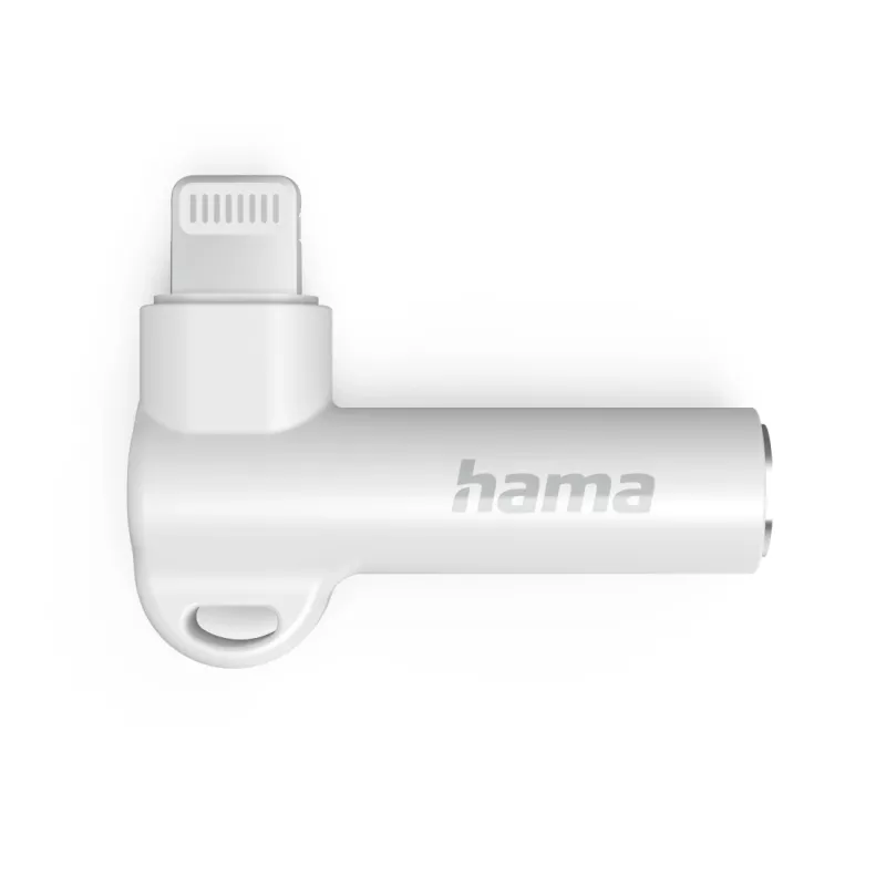 Hama 00201700 adaptador de cable 3,5 mm Lightning blanco