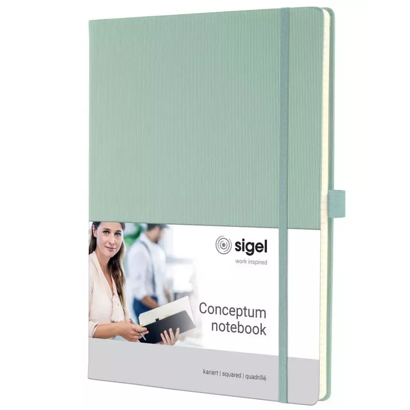 Cuaderno Sigel CO680 A4 97 hojas verde tapa dura