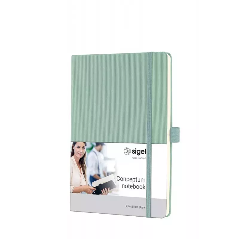 Cuaderno Sigel CO683 A5 97 hojas verde tapa dura