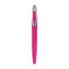 Estilográfica Herlitz my.pen sistema de carga por cartuchos rosa blanco