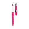 Estilográfica Herlitz my.pen sistema de carga por cartuchos rosa blanco