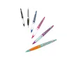 Bolígrafo retráctil con clip Herlitz my.pen rosa blanco azul