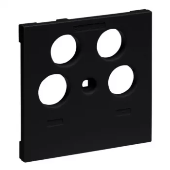 Legrand 765357 Placa embellecedora/tapa de interruptor negra