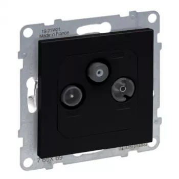 Legrand 765369 Toma TV + SAT negra